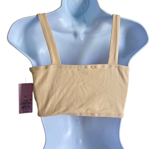 Wild Fable Beige Corset Style Crop Top XS NEW NWT - Picture 6 of 6